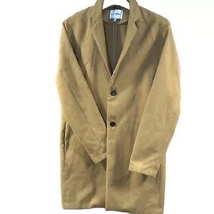 Mens Large Fashion Nova Structured Long coat